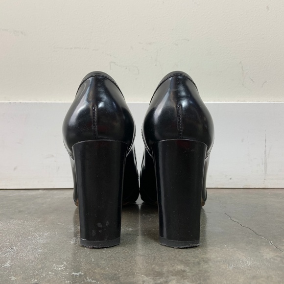 🛑 SOLD YSL Saint Laurent Loafer Pumps with Block Heel - Picture 4 of 8